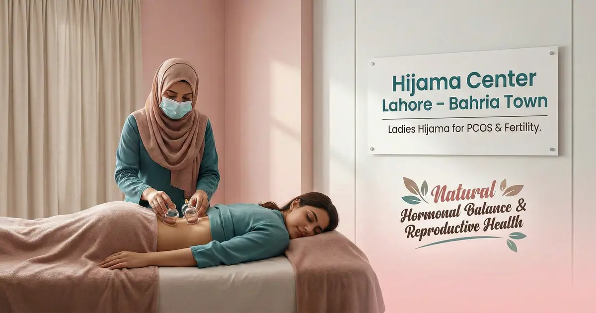 Best Female Hijama Therapist for PCOS & Fertility in Bahria Town