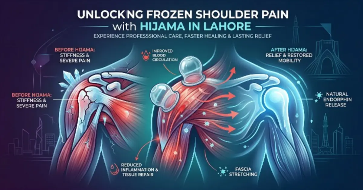 Hijama for Frozen Shoulder in Lahore: Can Cupping Help With Muscle Pain?