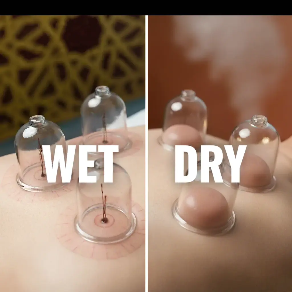 Wet and Dry Cupping